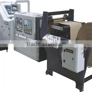 Shopping Carry Paper Bag Making Machine/Automatic Brown Kraft Paper Bag Making Machine/square Bottom Paper Bag Making Machine thumbnail-5