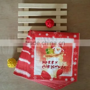 Virgin Wood Paper Napkin Christmas Printed Napkin thumbnail-6
