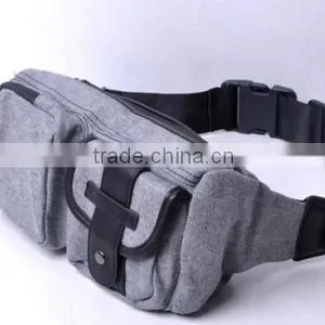 New Fashion Multi-functional Sports Bag 6 Zipper Pockets Waist Bag Fanny Chest Pack With Small Personal Stuffs thumbnail-1