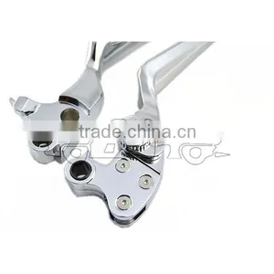 BJ-LS241-022 Chrome Clutch Brake Lever off Road Motorcycle Accessories thumbnail-3