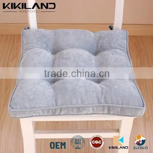2015 Top New Professional Fake Button Ties Chair Pad Silver Chair Cushion thumbnail-1