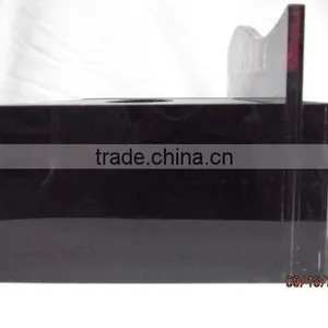 White Clear Acrylic Tissue Box Holder QCY-TB-27 thumbnail-1