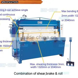 Electric Combination of Shear Brake and Roll Machine thumbnail-3