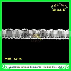 Wholesale Top Sale Lace Trim Nylon and Spandex Guipure Lace Trim thumbnail-4