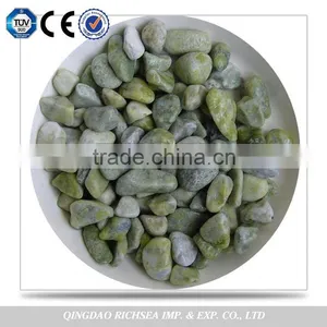 High Quality Various Dark Green Landscaping Pebble Stone thumbnail-5