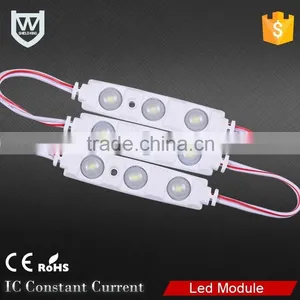 ABS Injection 3 Chips Smd 2835 Led Rgb 160 Degree Waterproof With Lens for Luminous Letter Source thumbnail-1