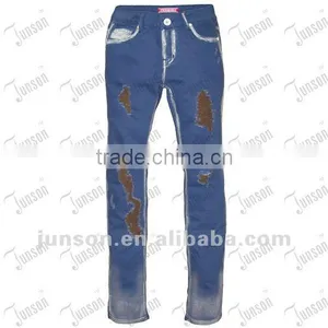 Destory Lady's Colour Denim Jeans thumbnail-1
