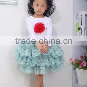 Wholesale Baby Clothes Top and Children Tulle Skirt thumbnail-1
