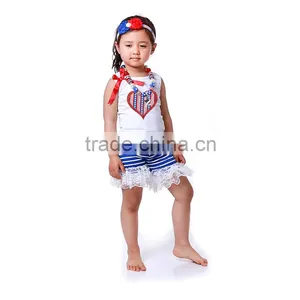 Hot Sale!! 2016 Top 100 Little Model Tank Top Dress With Pants In Set-sweet Style Designs for Girls thumbnail-6