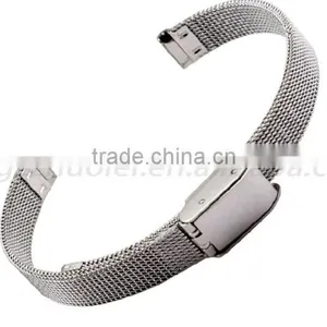 Milanese Classic Buckle Stainless Steel Watchband 8mm 10mm thumbnail-6