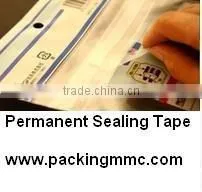 Permanent Bag Sealing Tape With PEPA Film Release Liner for Express Bag thumbnail-1