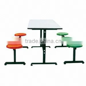Metal Frame Dining Seats/Plastic Dining Table thumbnail-2