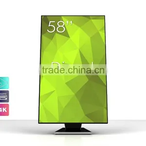 58 Inches LED Advertising Multi Media Player Standing Touch 4K Digital Singage thumbnail-2