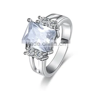 Hot Sale Wedding Diamond Latest Gold Finger Ring Designs for Girls thumbnail-1
