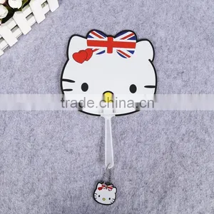 Hot Sale Lovely Monkey Design Kids Hand Fan pp Fan pp Plastic Advertising Hand Fan thumbnail-2