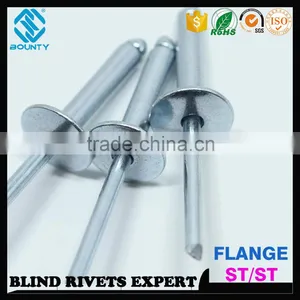 ISO15980 STEEL RIVET BODY STEEL MANDREL CSK HEAD ST/ST RIVETS thumbnail-6