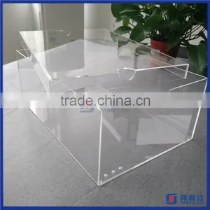 Wholesale Acrylic Custom Shoe Box Storage Box With Lid for Lady Shoes / Clear Shoe Box thumbnail-3