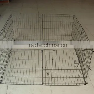 China Indoor Outdoor Cheap Portable Wire Metal Rabbit Enclosure Hutch thumbnail-3