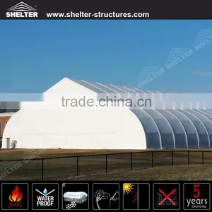 UN Wind - Resistant Aircraft Hangars Aluminium Frame Warehouse Tents for Sale thumbnail-1