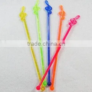 Musical Note Plastic Swizzle Stick/plastic Stirrer/drink Stirrer thumbnail-1