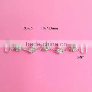 Stock Hot Selling Rhinestone Connector for Headband/hairwear(RC-26) thumbnail-1