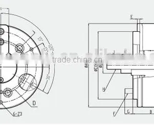 Back-Pull Type Oil-Pressing Three-Claw Chuck thumbnail-2