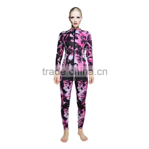 Women Lycra Swimming Suits Stretch With Long Sleeve thumbnail-1