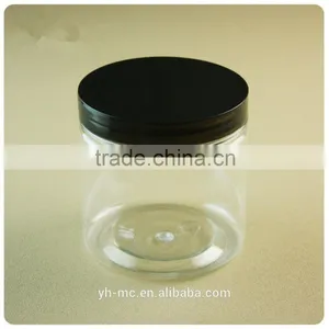 300ml Large PET Plastic Cosmetic Jar With Plastic Cap 68mm thumbnail-4