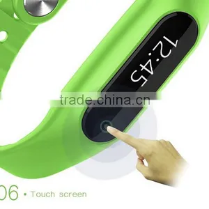 E06 Smart Wristband With OLED Touch Screen Waterproof IP67 Activity Tracker Bluetooth 4.0 Smartband Bracelet thumbnail-3
