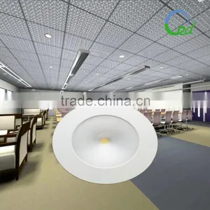 Input 180-265V AC COB LED Ceiling Down Light Ra>80 80lm/W Flicker Free thumbnail-1