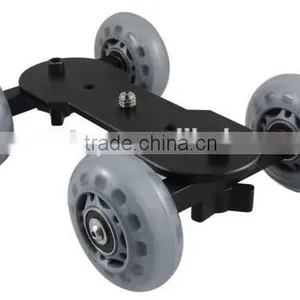 Table Top DSLR Camera Dolly Stabilizer, Camera Dolly Slider thumbnail-3