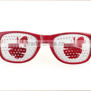 Hot Sell Lens Printing Sunglasses With Custom Logo Lens Pinhole Sticker Funny Party Glasses Quality Choice thumbnail-3