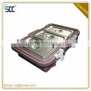 Insulated Plastic Top Loader, Top Loading Food Carrier, Hold up GN Pans thumbnail-5