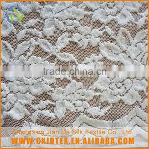 High Quality Custom Wholesale Bridal Dress Cheap White Cotton Lace Fabric Quality Choice thumbnail-3