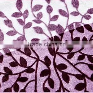 Leaves Pattern 100% Polyester Flannel Blanet thumbnail-2