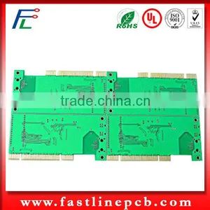 6 Layer Immersion Gold PCB With Glossy Green Solder Mask thumbnail-1