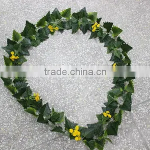 Artificial Hanging Rattan Wall Plant for Indoor Decoration thumbnail-4