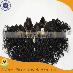 5a Top Grade Wave Virgin Brazilian Hair Weave Unprocessed Curly Virgin Human Hair Bulk thumbnail-1
