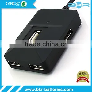 4 USB Port Hub USB 2.0 HUB for Pc Laptop Notebook Computer - Black thumbnail-4