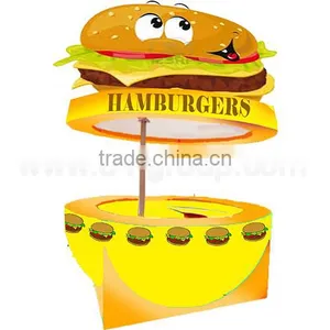 Shopping Mall Hamburger Display Kiosk/Modern Design Retail Kiosk thumbnail-1