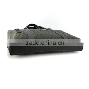 New Style Quality Soft Waterproof Custom Leather Business Men's Briefcase thumbnail-4