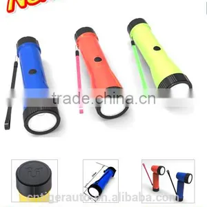 2015 Wholesale Dry Battery LED Flashlight Torch With Foldable Head thumbnail-4