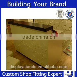 Designer Beauty Wooden Salon Reception Desk Counter thumbnail-5