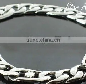 Hot Sale Jewelry,wholesale 2012 Popular Jewelry Bracelet,stainless Steel Double Bracelet B236 thumbnail-1