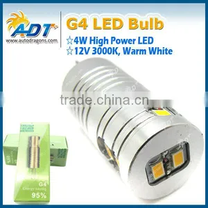 G4 4W High Power SMD LED Cabinet Marine Boat Light Bulb Warm White thumbnail-1