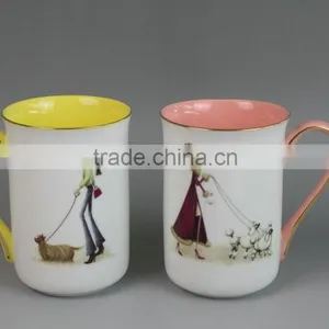Ceramic Yellow Mug, Paintable Ceramics Mug, 200ml Mug thumbnail-5