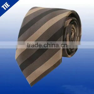 Mens Polyester Stripe Custom Cravat Necktie thumbnail-1