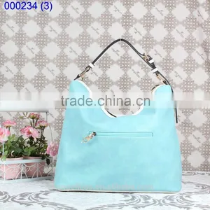 New Korea Fashion Color Blocking Handbag Shoulder Bag Tote Bag thumbnail-3