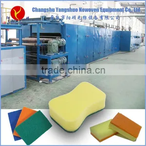 Fully Auto Microfiber Sponge Scouring Pad Making Machine Made in China thumbnail-1
