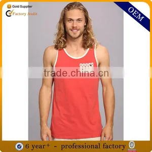 Wholesale Pocket Tank Top Men thumbnail-1